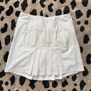 Jofit White Pleated Active Skort | Size Small